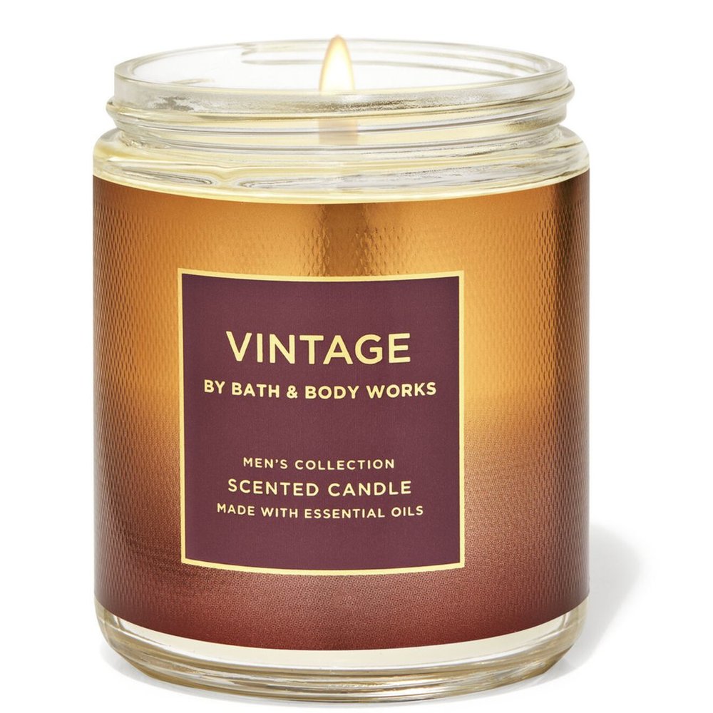 Bath & Body Works Vintage 7.0 Ounces Single Wick Scented Candle